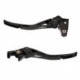 Motone PIKE Brake and Clutch Lever Set - Triumph - Adjustable - Billet Aluminum Black