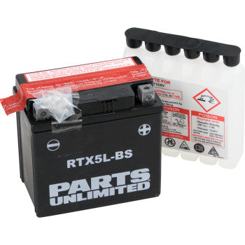 RTX5L-BS AGM Maintenance-Free Battery 12 Volts