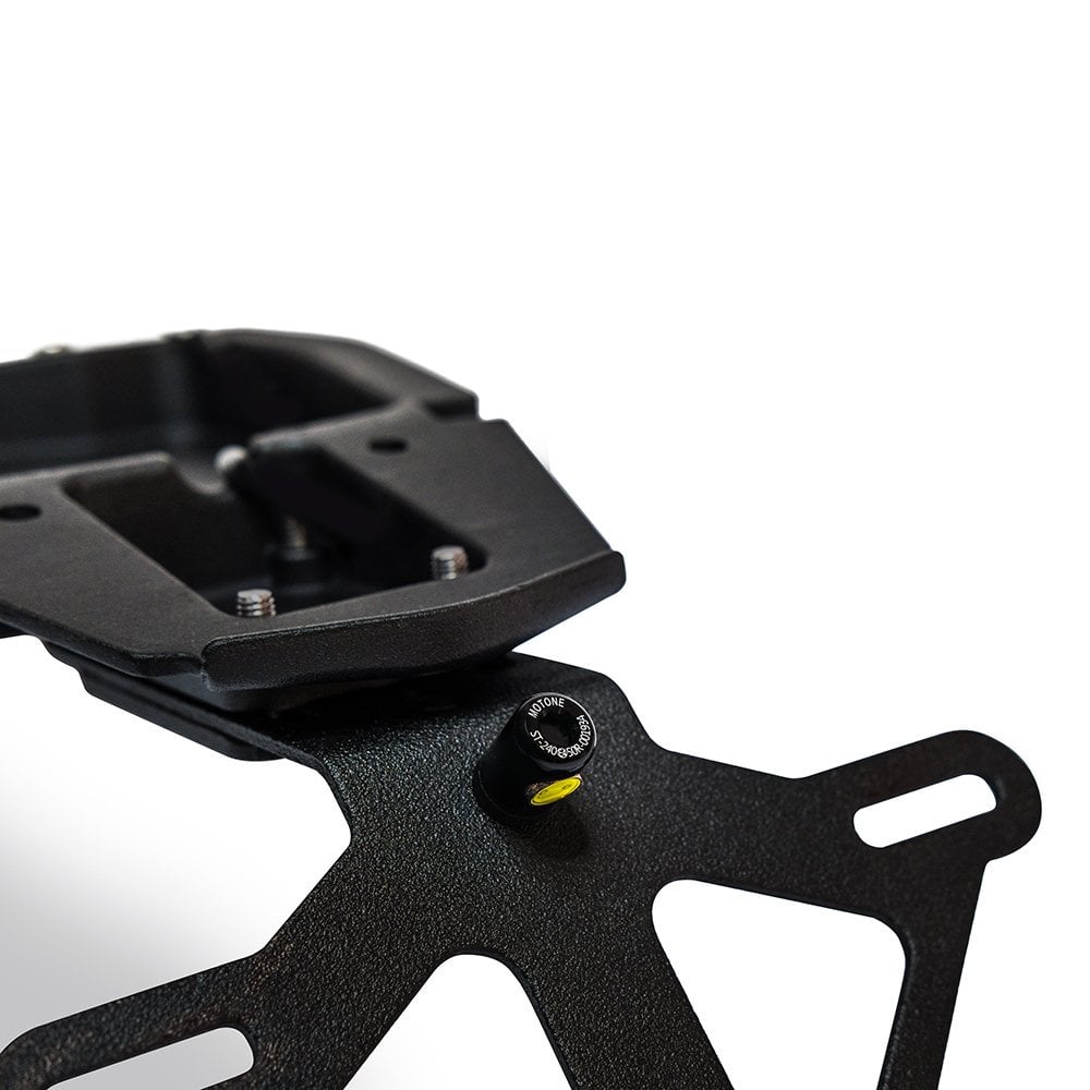 Motone Tail Tidy Kit 3.0 — STEALTH — No Tail Light (use with 3in1 Lights) - Includes License Plate Light Only