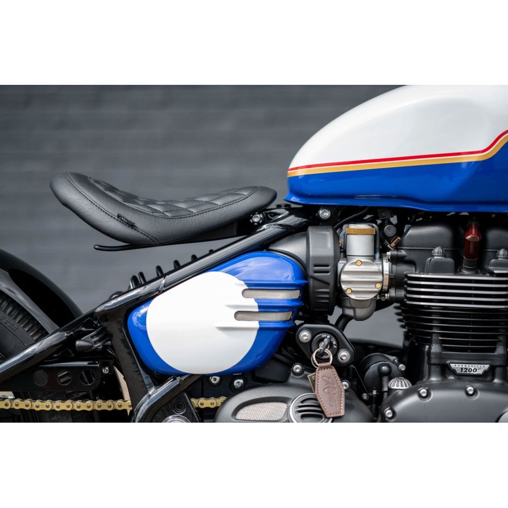 Motone The Zephyr MK.II - BOBBER/Thruxton Intake Covers / Throttle Body Trim - Black