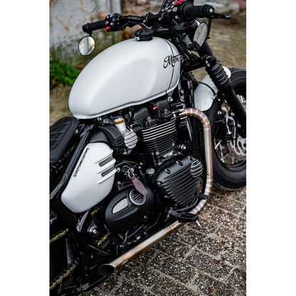 Motone The Zephyr MK.II - BOBBER/Thruxton Intake Covers / Throttle Body Trim - Black