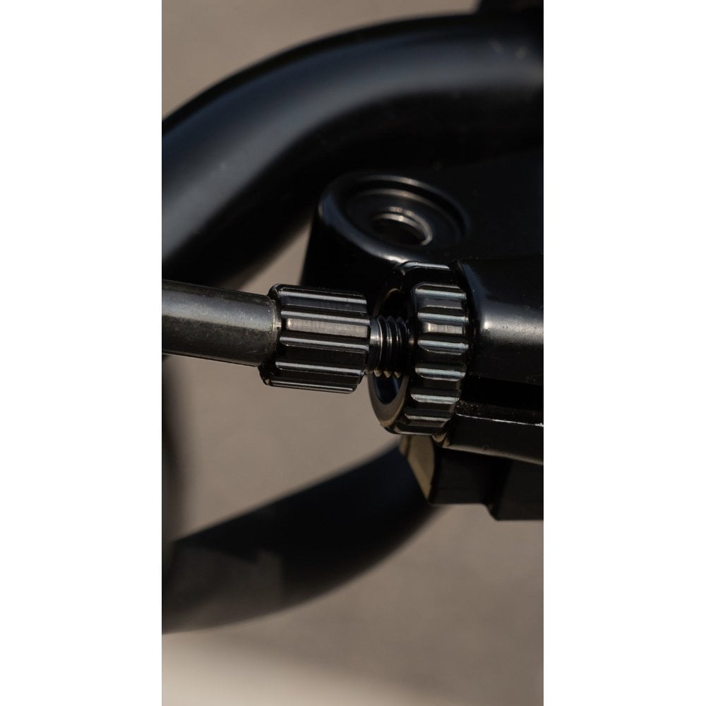 Motone TWISTER Titanium Clutch Cable Adjuster - BLACK - M8x1.25x18