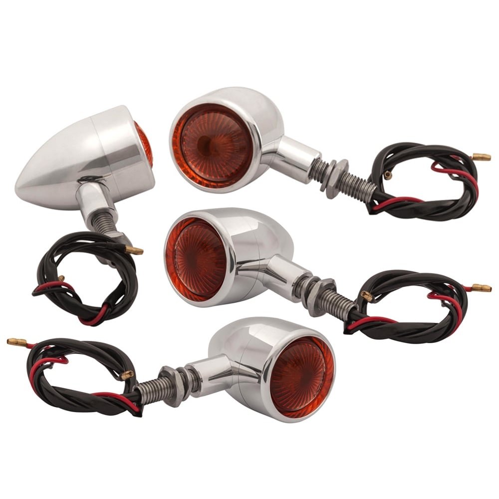 Motone Billet Turn Signals Indicators - Four