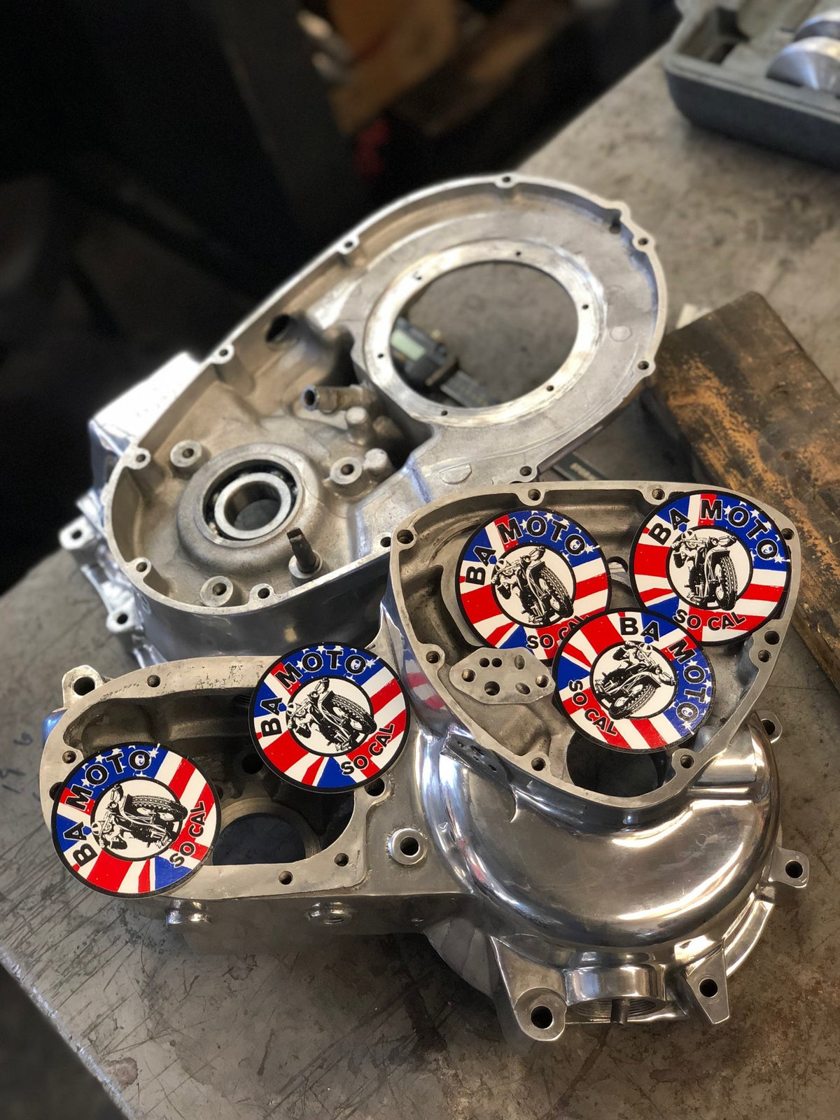 British American Motorcycles Club Logo Sticker Pack