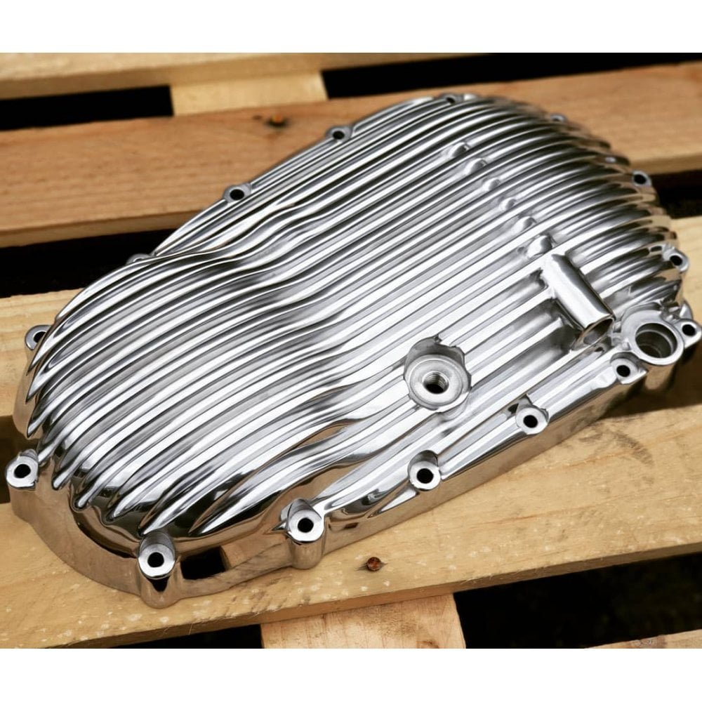 Ribbed Clutch Side Engine Cover