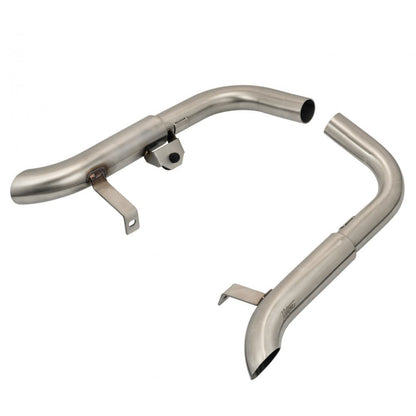 Slash-Cut Exhaust Pipes