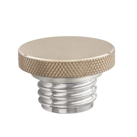 Motone Custom Fuel Gas Caps: Brass/Black/Smooth/Polish